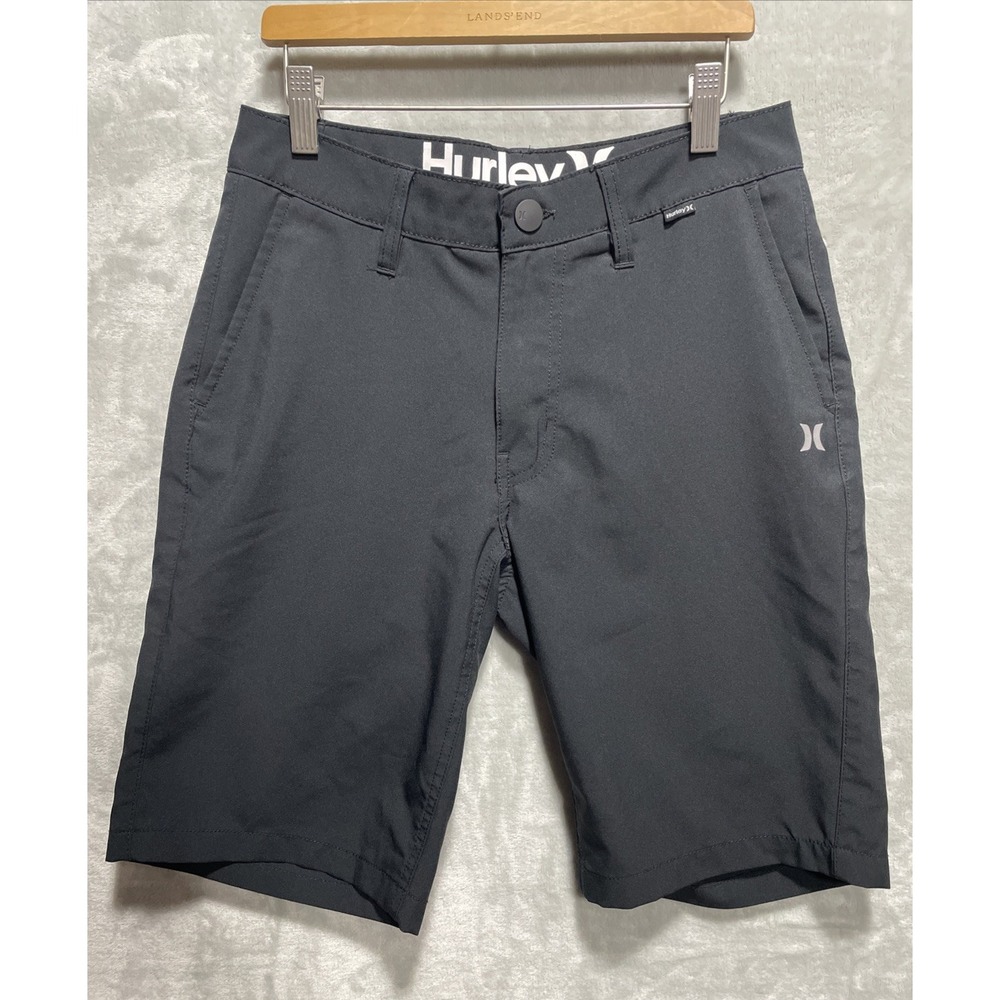 Mens 28 Hurley Black Lightweight Hybrid Walking & Golf Performance Shorts